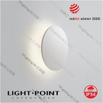 light point soho w3 white wall lamp ip54