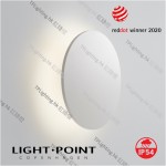 light point soho w4 white wall lamp ip54