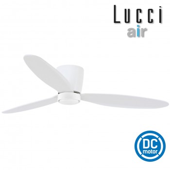 212870 lucci air radar white with 12w led ceiling fan