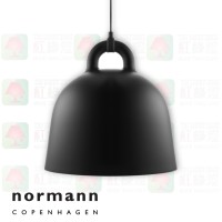 normann copenhagen bell black medium pendant lamp