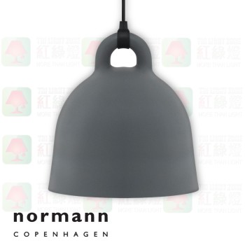 normann copenhagen bell grey medium pendant lamp