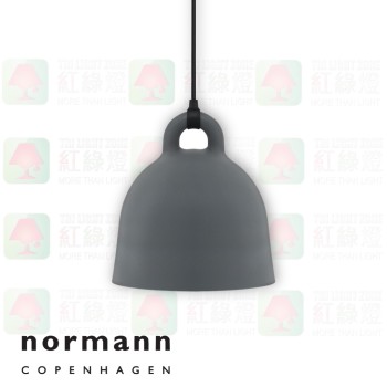 normann copenhagen bell grey small pendant lamp