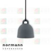 normann copenhagen bell grey xsmall pendant lamp