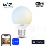 wiz matter g95 yellow and white e27 smart light bulb 2