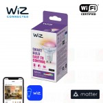 wiz matter gu10 rgb smart light bulb box packing