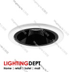 GU-RM85_black chrome recessed spot light 暗藏燈架