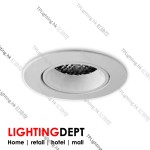 lighting department gu-rm88-wh gu10 led recessed spot