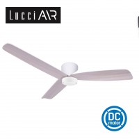 lucci air radar 52 white washed oak ceiling fan light 風扇燈