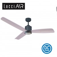 lucci air climate 2 52 charcoal washed oak ceiling fan light 風扇燈