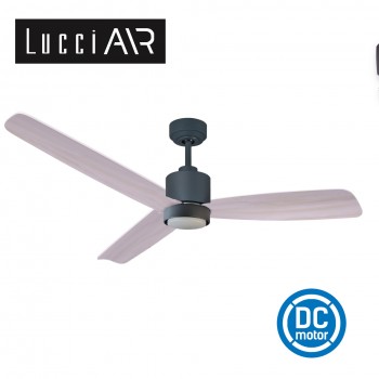 lucci air climate 2 52 charcoal washed oak ceiling fan light 風扇燈