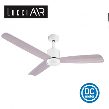 lucci air climate 2 52 white washed oak ceiling fan light 風扇燈