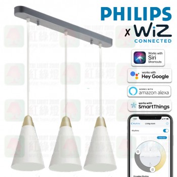 philips 44049 ethereal 3 pendant lamp wiz connect a60 e27