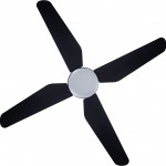 213002 ARIA CTC 48 Inches Black 4x ABS Blades with LED 3 Steps Dimmable Light Low Profile Ceiling Fan 低樓底吊扇燈3
