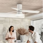 lucci air dc ceiling fan 210661 flusso white white low profile 風扇燈 fb