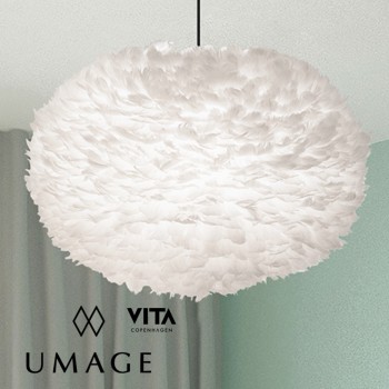 umage eos x large white feather pendant lamp 吊燈 燈飾