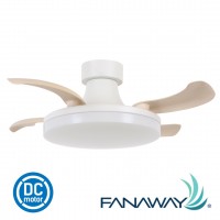 21664 fanaway orbit dc ceiling fan white oak 風扇燈 吊扇燈