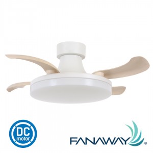 21664 fanaway orbit dc ceiling fan white oak 風扇燈 吊扇燈