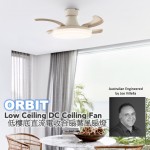 fanaway orbit retractable blade ceiling fan 風扇燈 收合扇 01