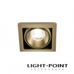 light point ghost 1 brass recessed spot light 拉絲金暗藏射燈