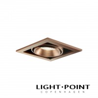 light point ghost 1 rose gold recessed spot light 拉絲玫瑰金暗藏射燈