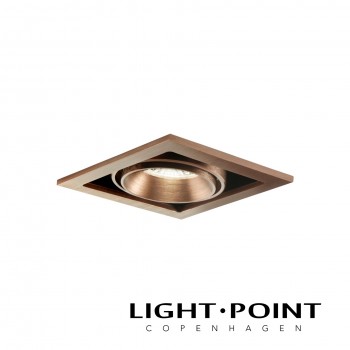 light point ghost 1 rose gold recessed spot light 拉絲玫瑰金暗藏射燈