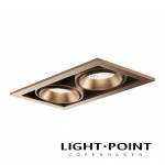 light point ghost 2+ rose gold recessed spot light 拉絲玫瑰金暗藏射燈 1