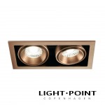light point ghost 2+ rose gold recessed spot light 拉絲玫瑰金暗藏射燈