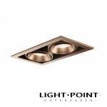 light point ghost 2 rose gold recessed spot light 拉絲玫瑰金暗藏射燈 1