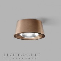 light point optic out 1 led spot ceiling lamp rose gold