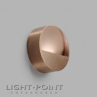 light point sirius 1 led wall lamp rose gold