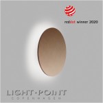 light point soho w3 led wall lamp rose gold