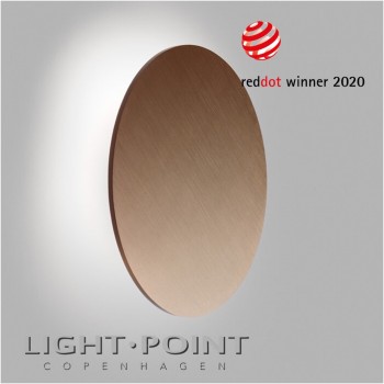 light point soho w5 led wall lamp rose gold