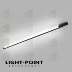 light point stripe cw s2000 black led ceiling light wall lamp