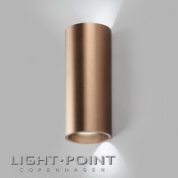 light point zero w2 led wall lamp rose gold