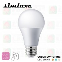simluxe 23519 color switching led light e27 10w led 2