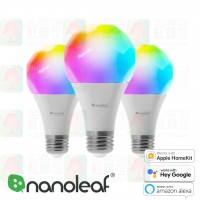 nanoleaf essential a60 3 pack homekit compatible
