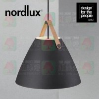 nordlux strap 36 black pendant leather strap1