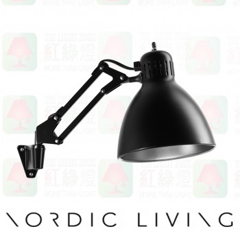 nordic living Archi_W1_with_Wall_Mount_BlackSilver wall lamp