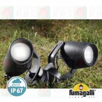 fumagalli 3m2 001 12k mini tommy el black spike lamp outdoor water proof