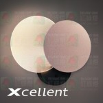 xcellent crescent dim matt rose left led wall lamp