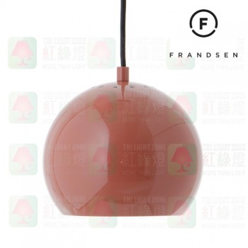 frandsen ball pendant 18cm glossy red pendant lamp 吊燈