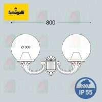 fumagalli g30.142.e27 globe 300 classic outdoor waterproofed wall lamp ip55 戶外燈 防水燈 花園燈