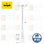 fumagalli g30.201.r20.e27 globe 300 classic outdoor waterproofed pole lamp ip55 戶外燈 防水燈 花園燈
