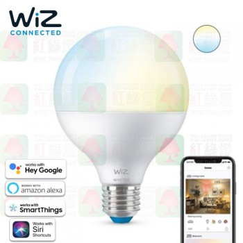 wiz e27 g95 smart light bulb bluetooth white ambiance