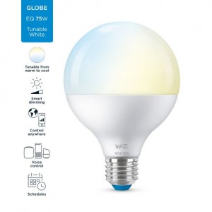 wiz e27 g95 smart light bulb bluetooth white ambiance4