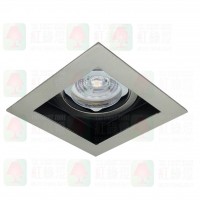 gd-134 silver square recessed spot rack