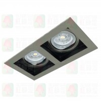 gd-1342 silver recessed spot rack