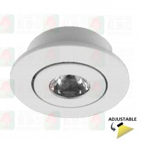 mt-100-3w led white recessed spot