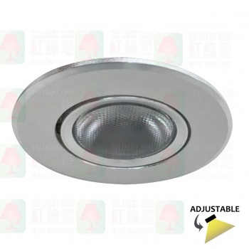 mt-101-3w led silver recessed spot