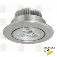 mt-103-3w led recessed spiot silver